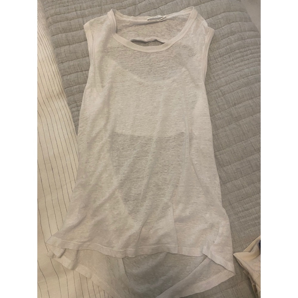 ALC white top with open back